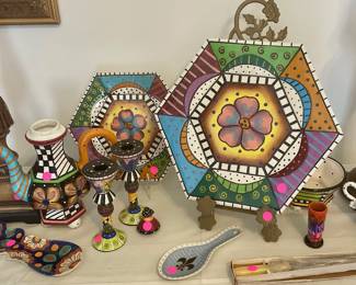 Vibrant dish ware
