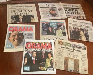 Obama newspapers and magazines 