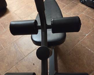 Exercise sit up bench