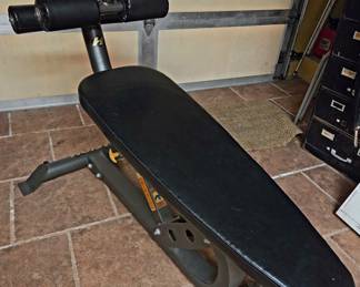 Exercise sit up bench