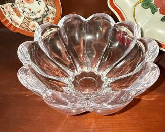 Mikasa Crystal Flower Bowl