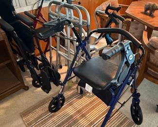 Drive Medical "Nitro" Walker with Seat and Wheels