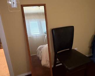 Solid Wood Framed Full Length Mirror