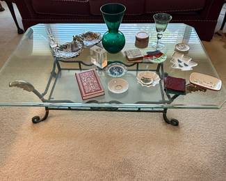 Green Art Glass Vase