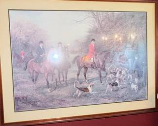 Framed Print of Heywood Hardy's "Going to Cover"