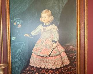 Infanta Margarita Teresa in a Pink Dress, After Velázquez