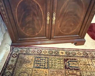 Mahogany Inlaid Sideboard with Oval Panels