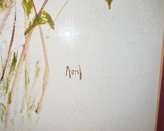 Floral Watercolor Painting - Carnations by Avril