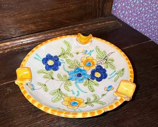 V. Pinto Pietra Italian Ceramic Ashtray