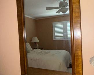 Vintage Drexel Accolade Campaign Style Dresser with Mirror