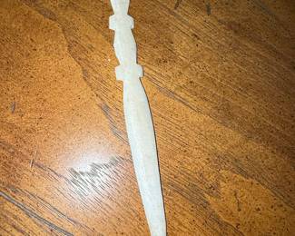 Carved Bone Letter Opener