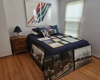 Mattress not for sale, all bedding available