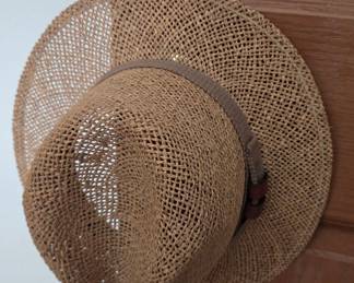 Stetson Raffia Fedora Hat