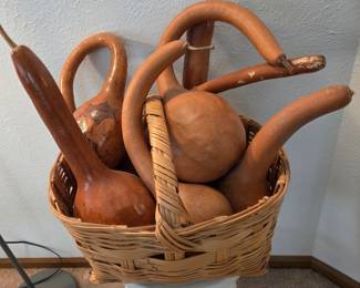 Dipper Gourd Decorative Display Basket