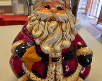 Vintage Lefton Santa Claus Cookie Jar