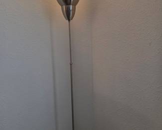 Brushed Nickel Torchiere Floor Lamp