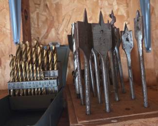 Assorted Drill Bits and Spade Bits Set