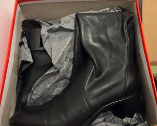 Women's Black Leather Ankle Boots - Stuart Weitzman Nola