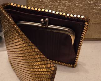 Vintage Whiting & Davis Gold Mesh Coin Purse