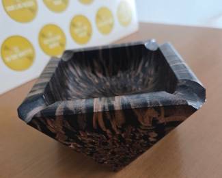 Art Deco Geometric Ashtray