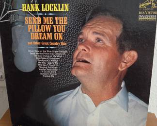 Hank Locklin - Send Me the Pillow You Dream On and Other Great Country Hits Vinyl Record