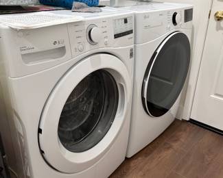 LG Washer and gas dryer