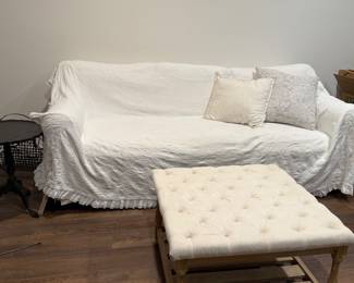 2 sofas and chair, ottoman