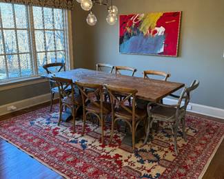 RH Restoration Hardware Dining Table and Chairs