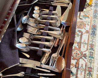 Sterling Silver Flatware Set by Tuttle