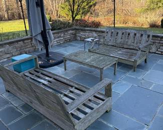 RH Restoration Hardware Outdoor Teak Set