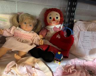 Raggedy Ann & Vintage Doll