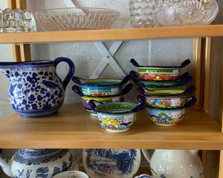 Talavera Bowls, American Fostoria
