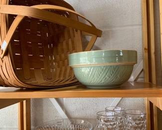 Longaberger Basket,  vintage Bowl