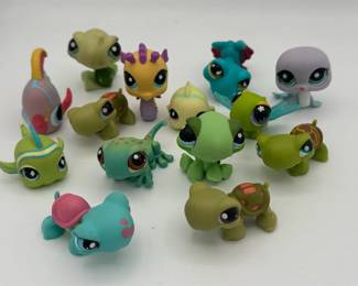 Littlest Pet Shop Turtles Seahorses Littlest Pet Shop Turtles Seahorses  Fish Vinyl Figurines