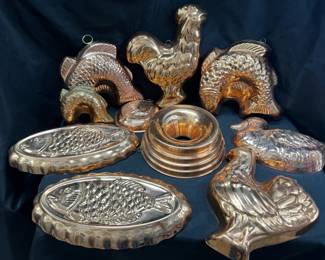 Vintage Copper Molds