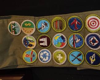 Boy scout badges