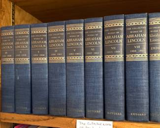 Complete Rutgers edition of The Collected Works of Abraham Lincoln (8 volumes + Index)