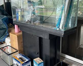 55 gal aquarium and stand