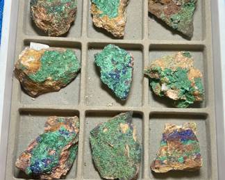 Azurite/malachite specimens