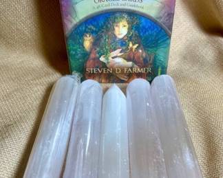 Selenite wands