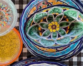 vintage Mexican pottery