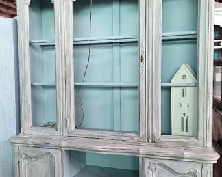 vintage dining hutch