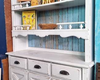vintage hutch kitchen cupboard