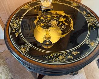 Gold Painted Side Table