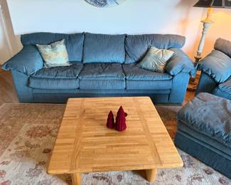 Upholstered Sofa , No Coffee Table