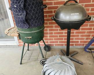 Electric Smoker, George Foreman Grill