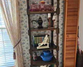 One of two matching Wood Shelves