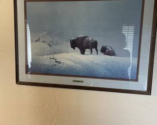 D. Wynberg Buffalo - Signed and numbered. Certificate