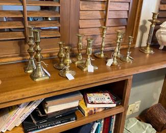 Brass Candlesticks. Sold by the pair