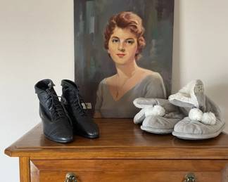 Painting and shoes
